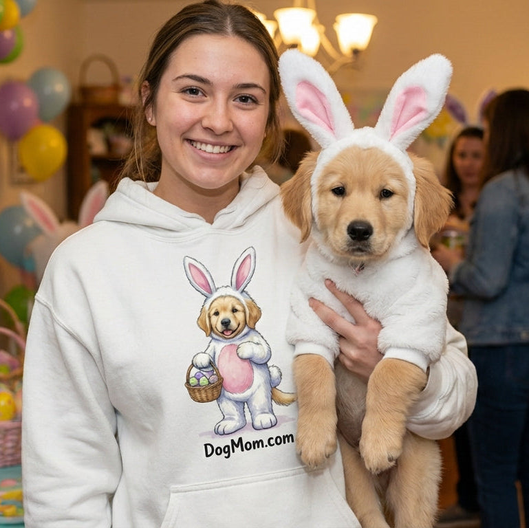 Easter Pup Hoodie - detail view - DogMom.com