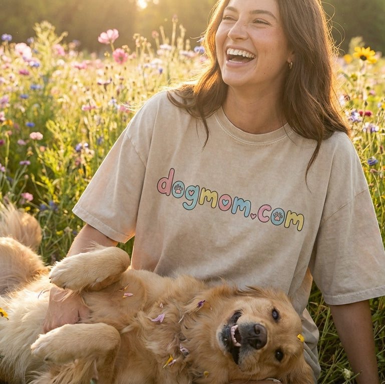 DogMom.com Pastel Tee - view 6 - DogMom.com