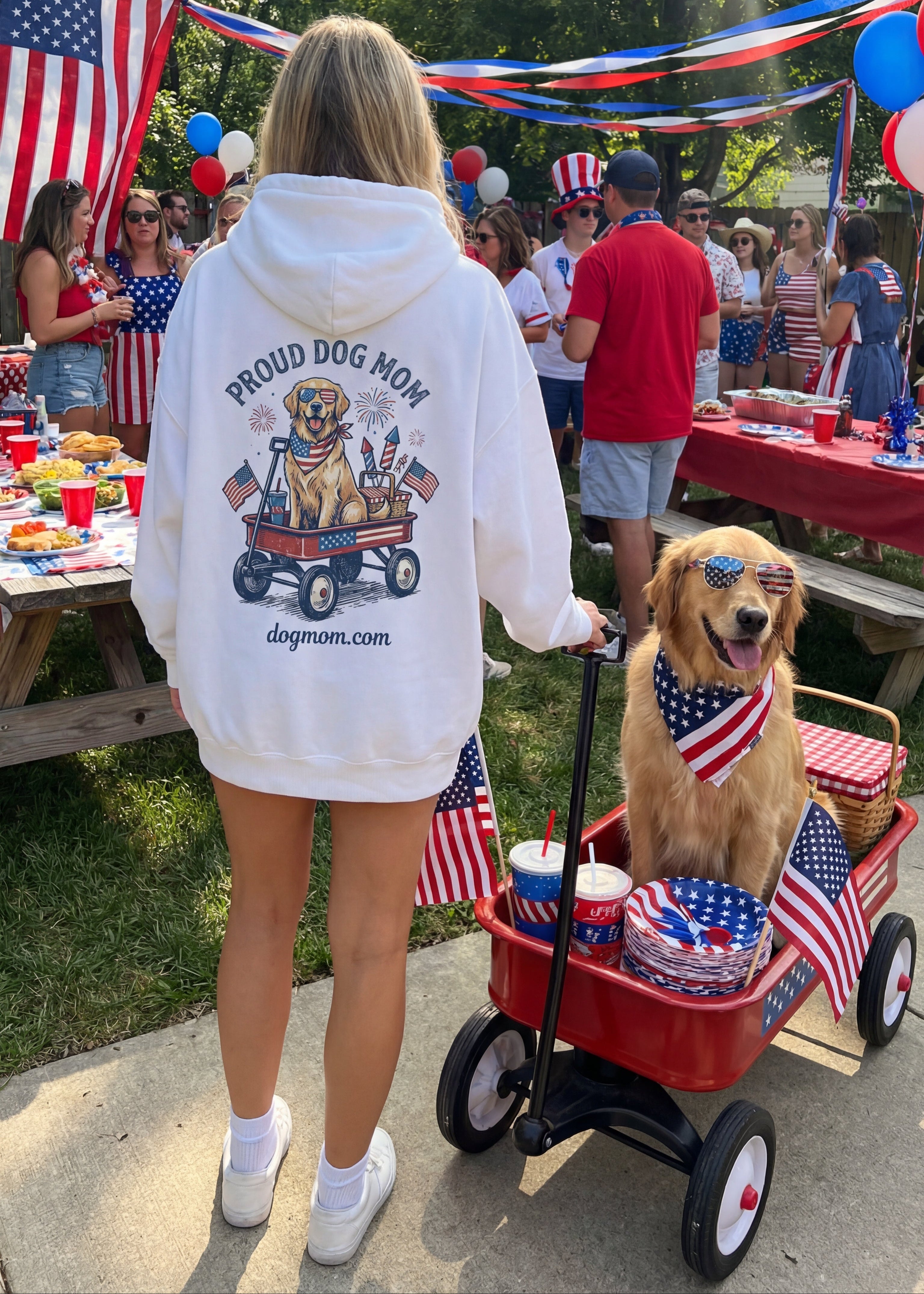 Proud Dog Mom Hoodie - view 5 - DogMom.com