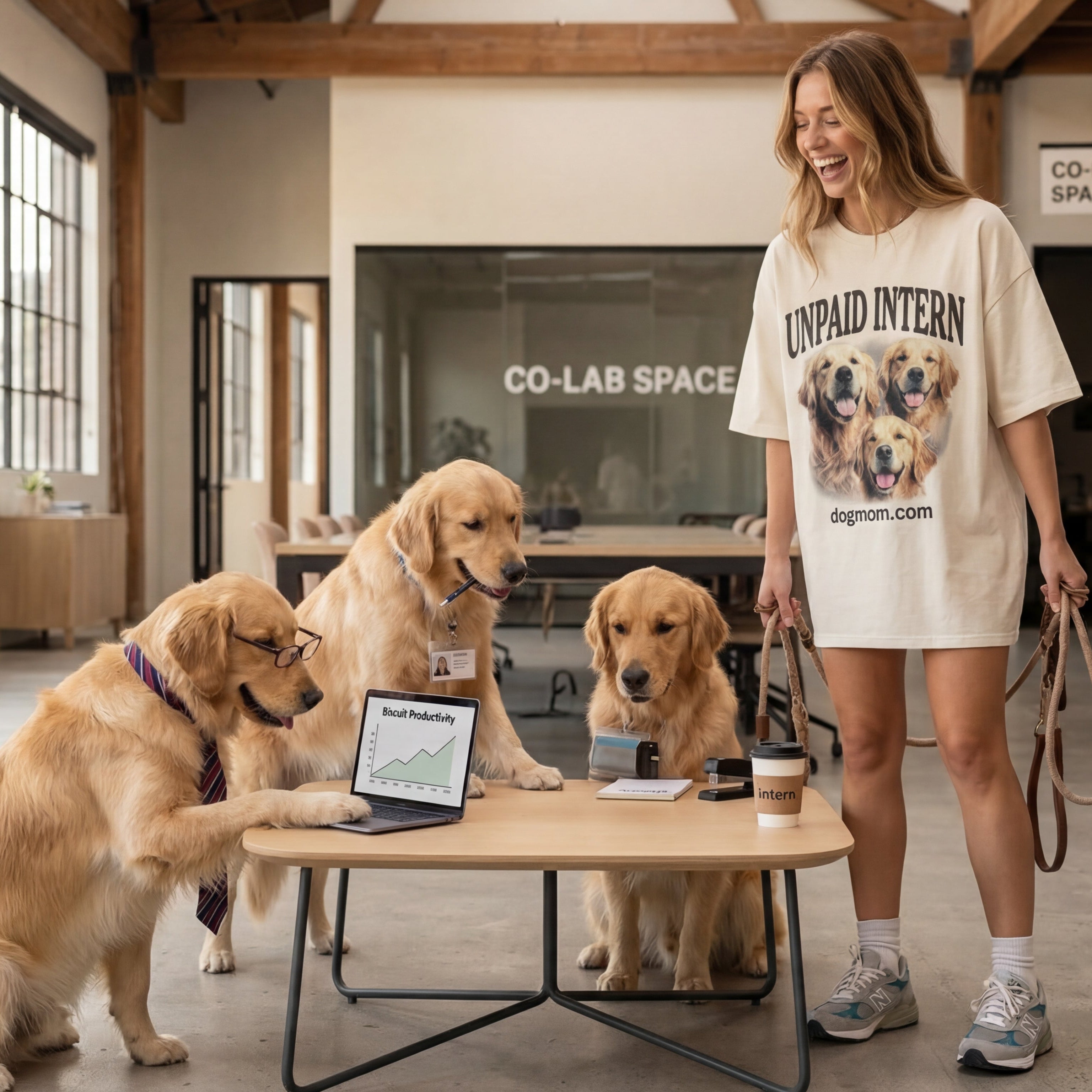 dogmom work shirt