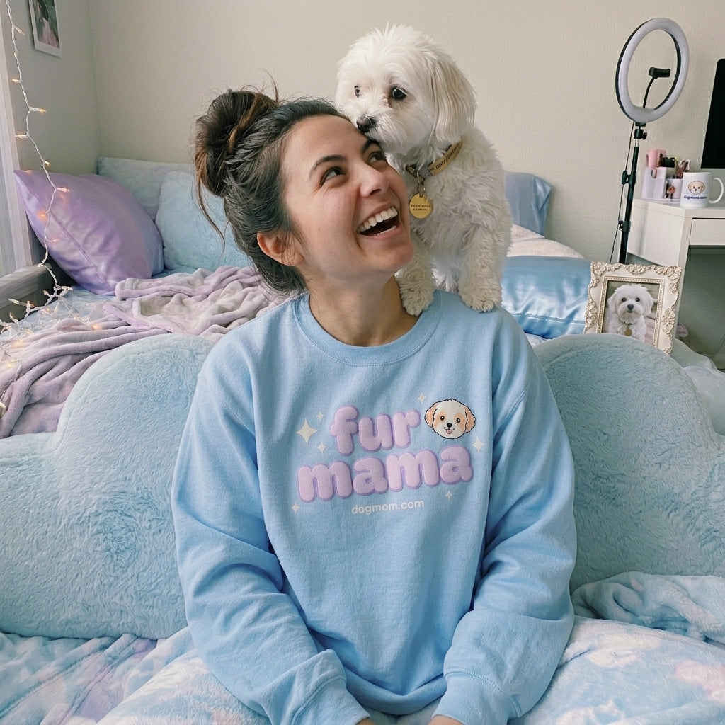 Fur Mama Crewneck Sweatshirt - DogMom.com