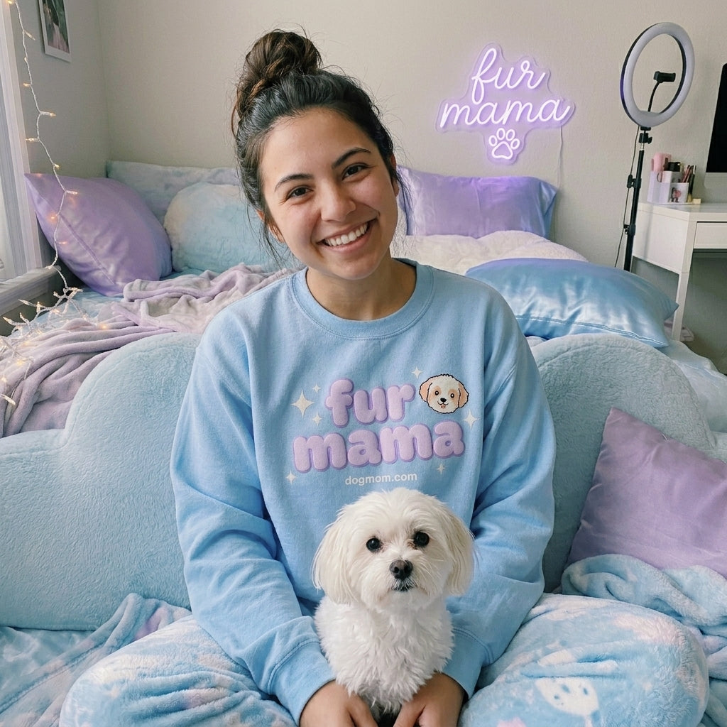 Fur Mama Crewneck Sweatshirt - DogMom.com