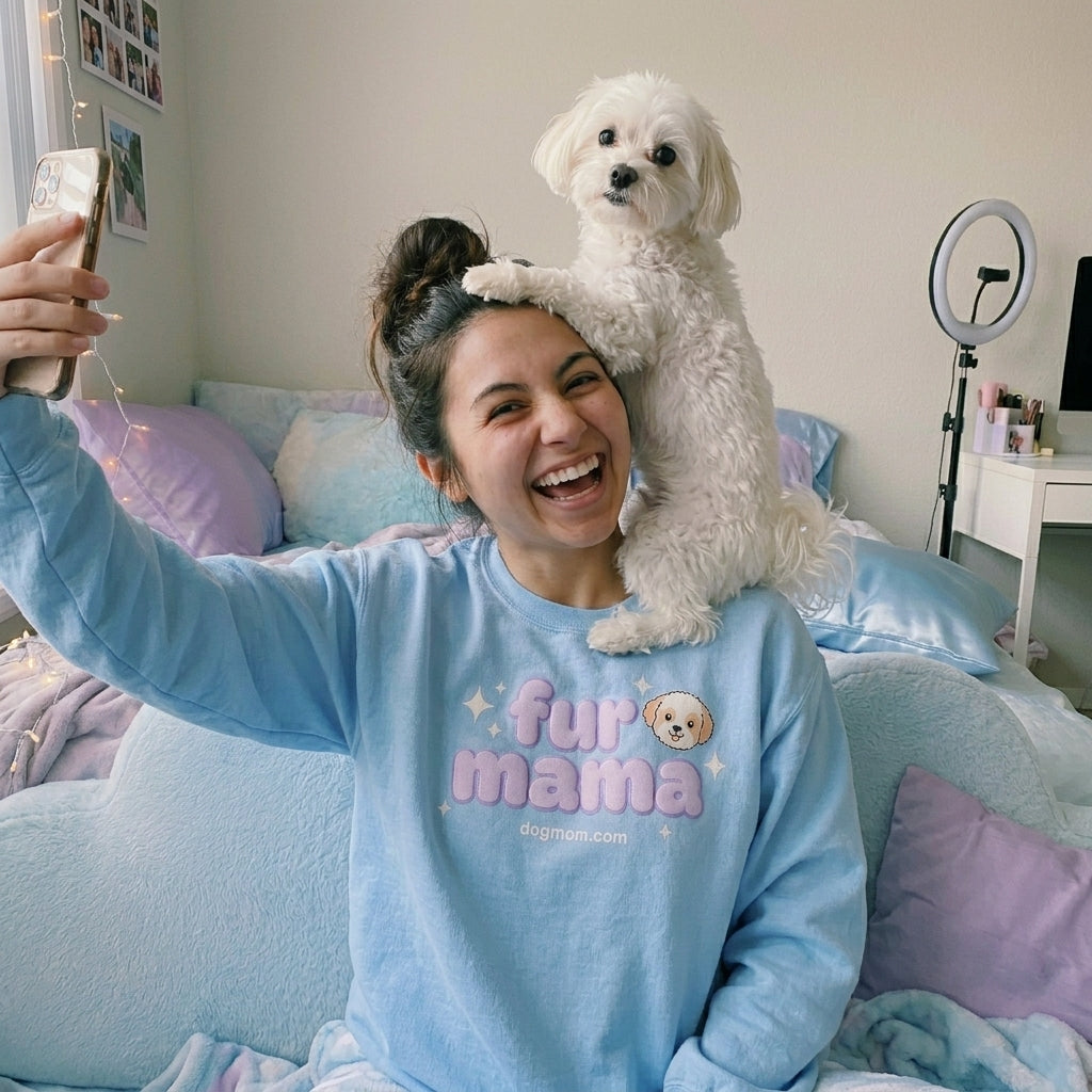 Fur Mama Crewneck Sweatshirt - DogMom.com