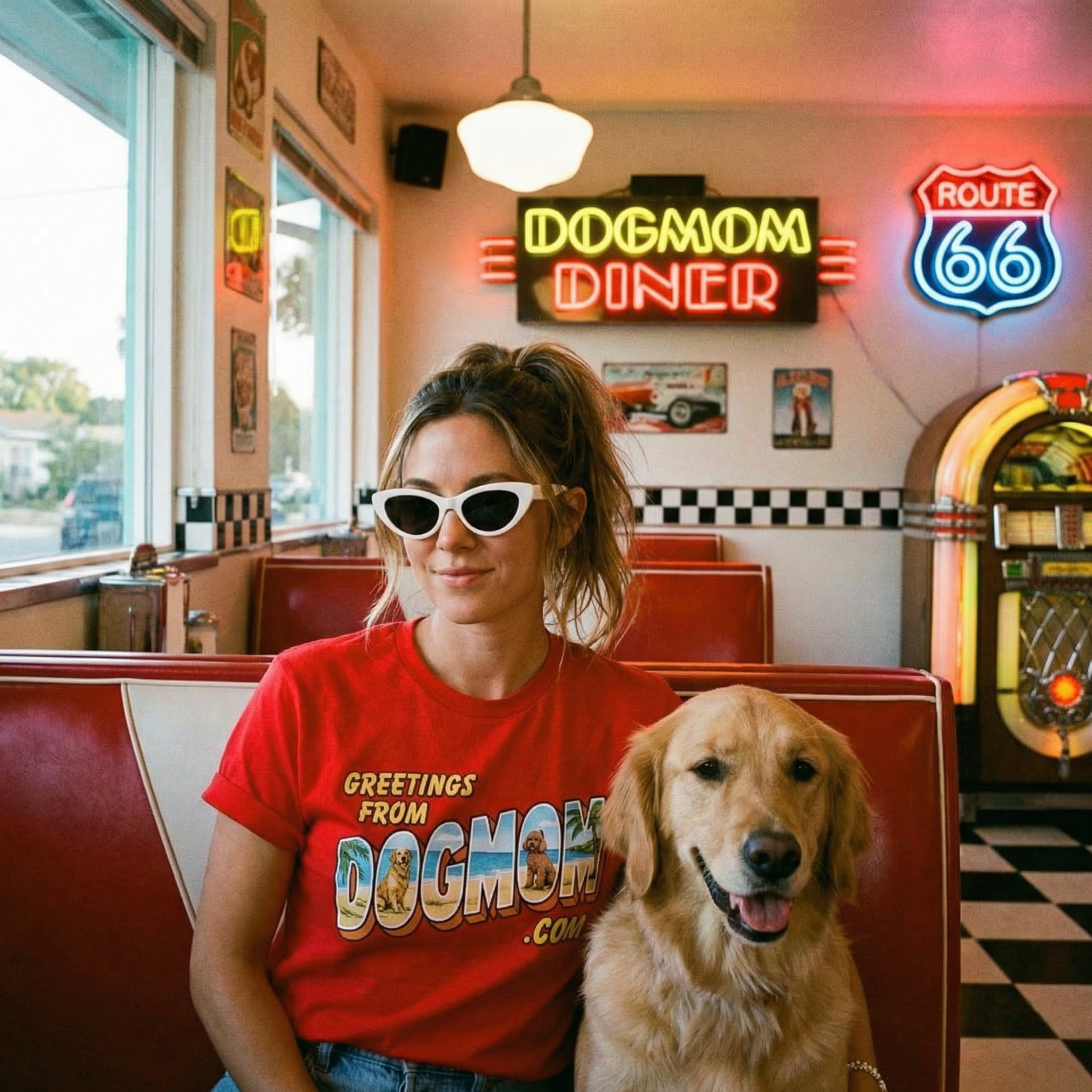 Greetings from DogMom.com Tee