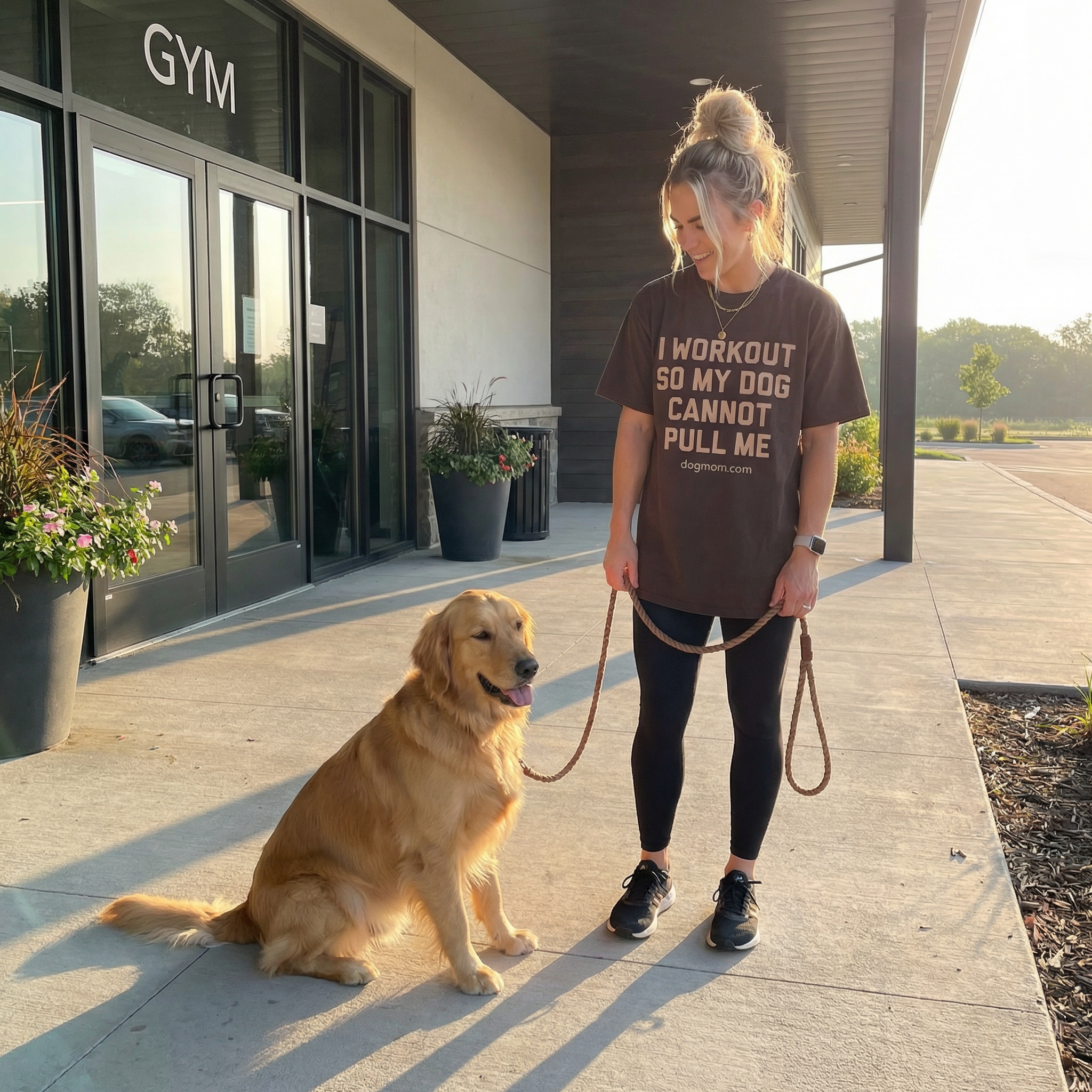 I Workout So My Dog Cannot Pull Me Shirt