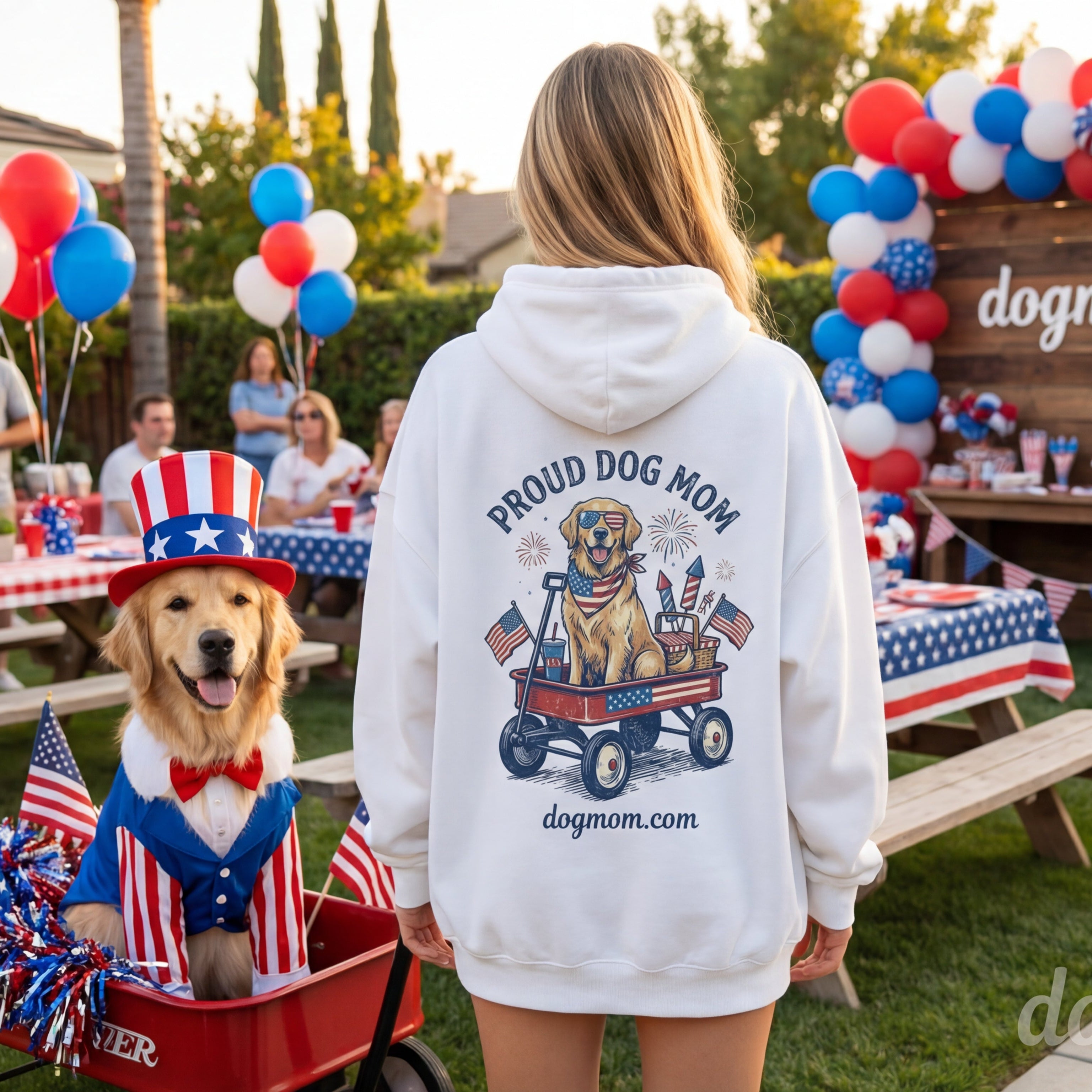 Proud Dog Mom Hoodie - view 6 - DogMom.com