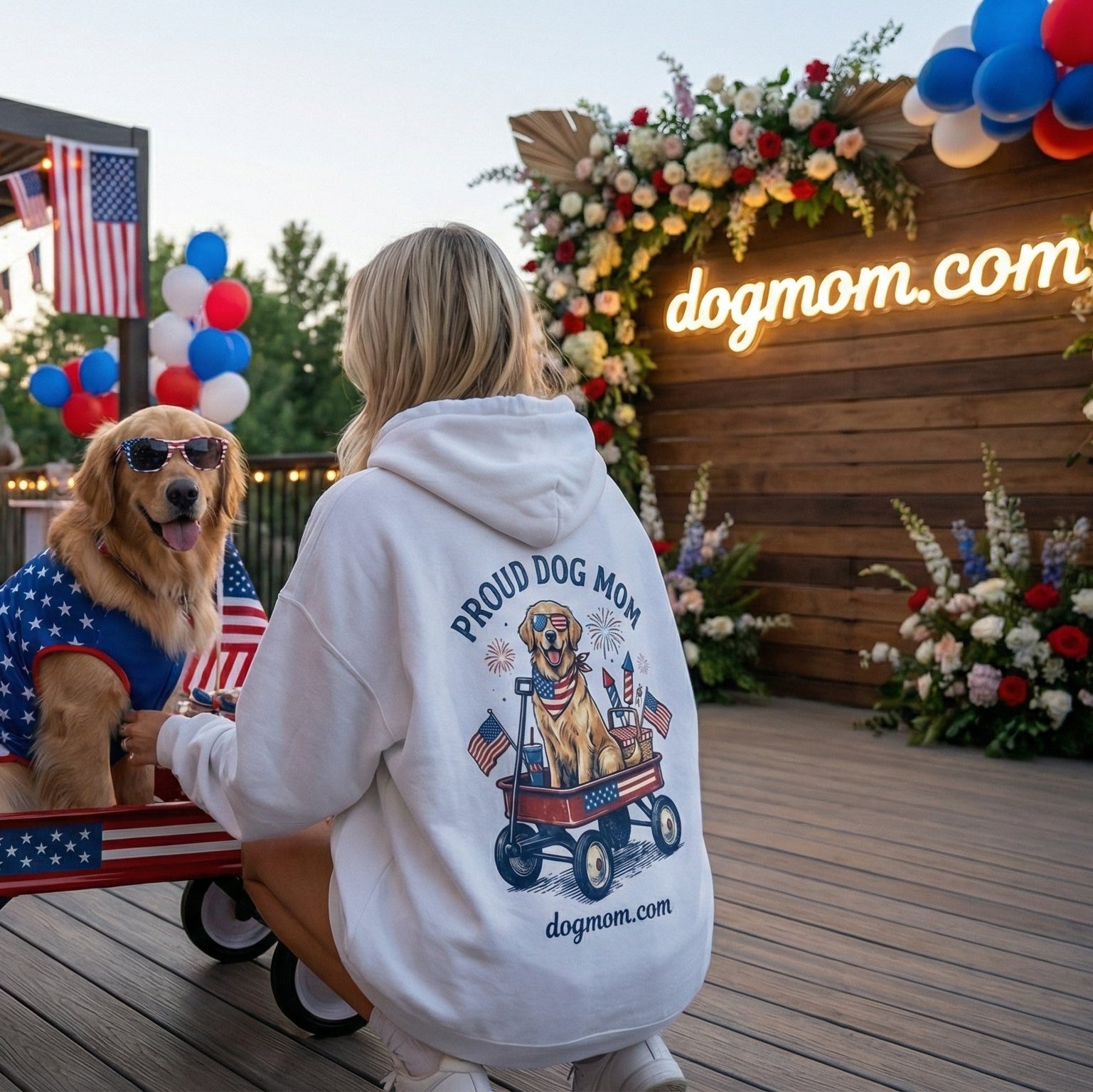 Proud Dog Mom Hoodie - view 4 - DogMom.com