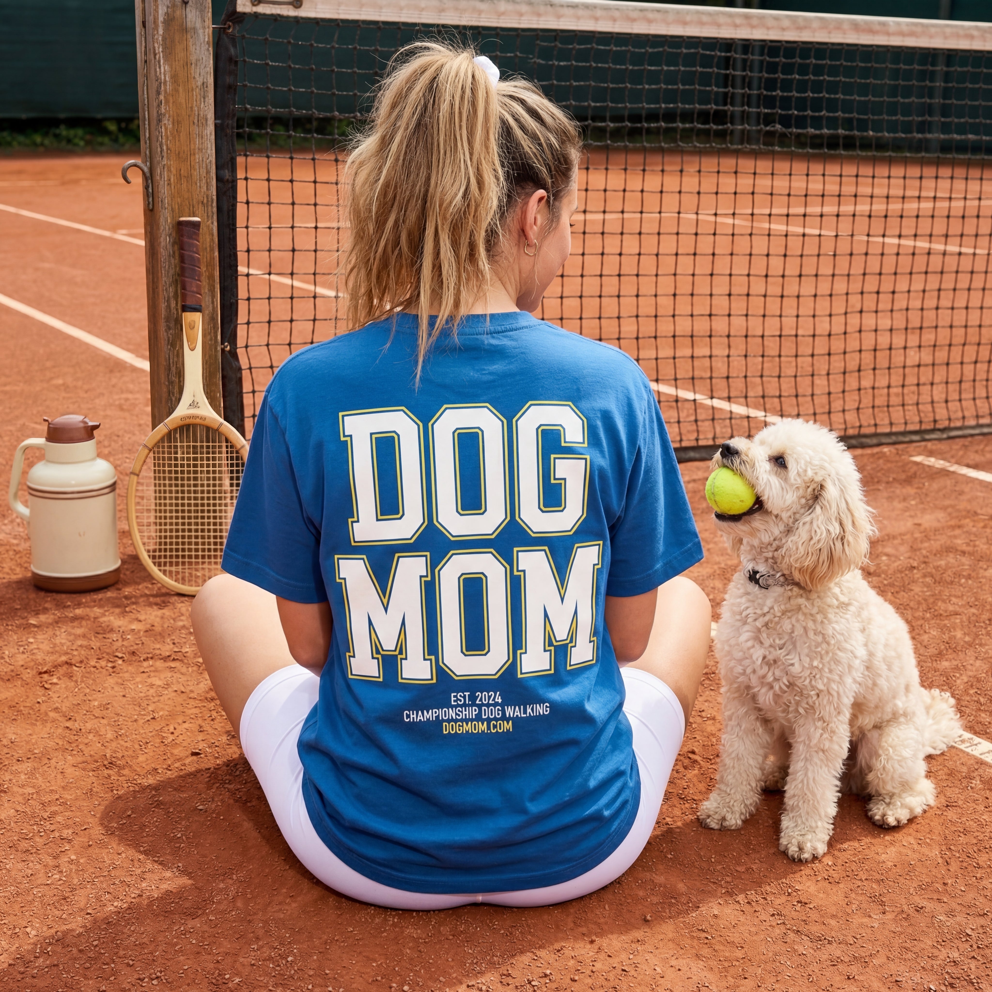 Dog Mom Varsity Shirt - view 4 - DogMom.com