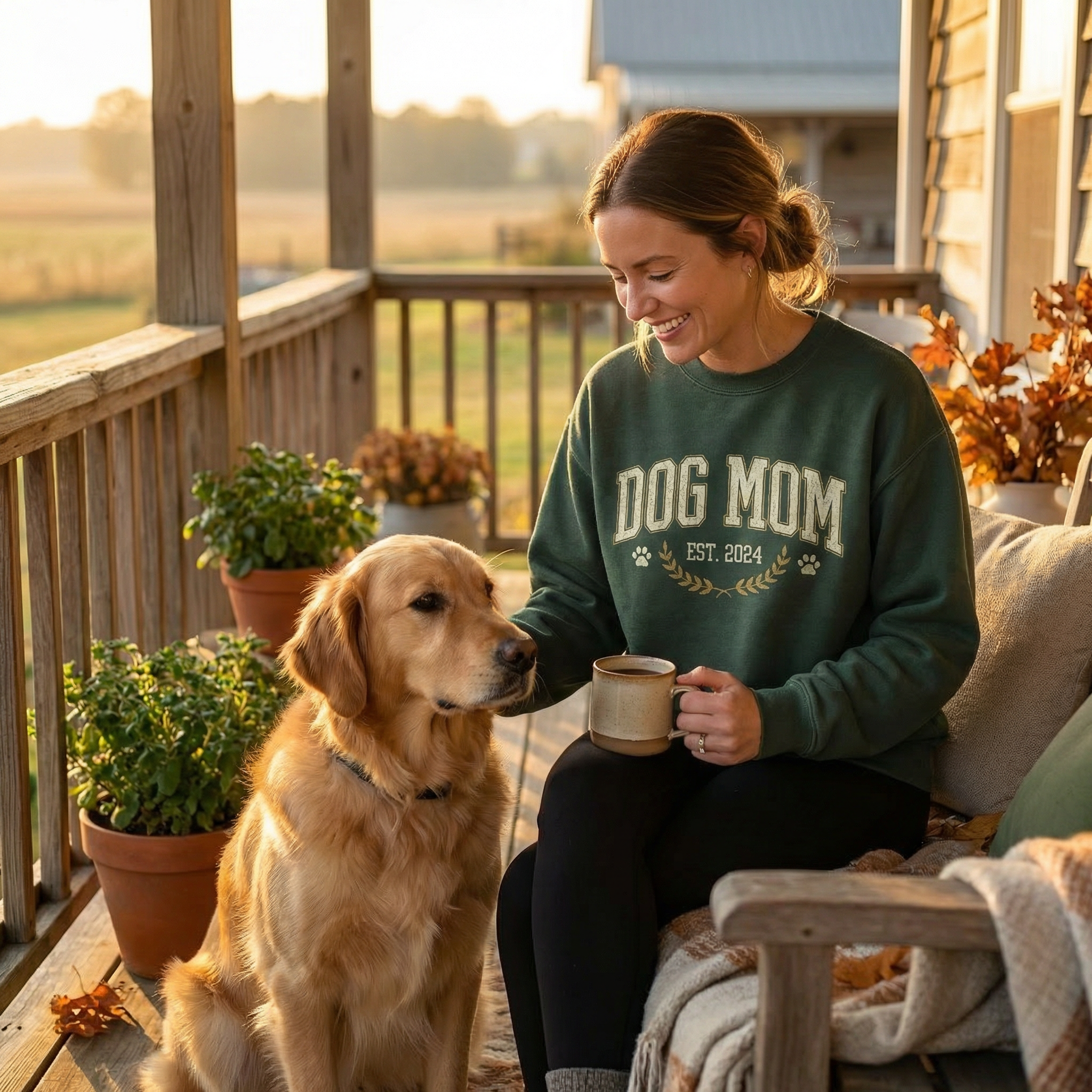 Dog Mom EST. 2024 Crewneck