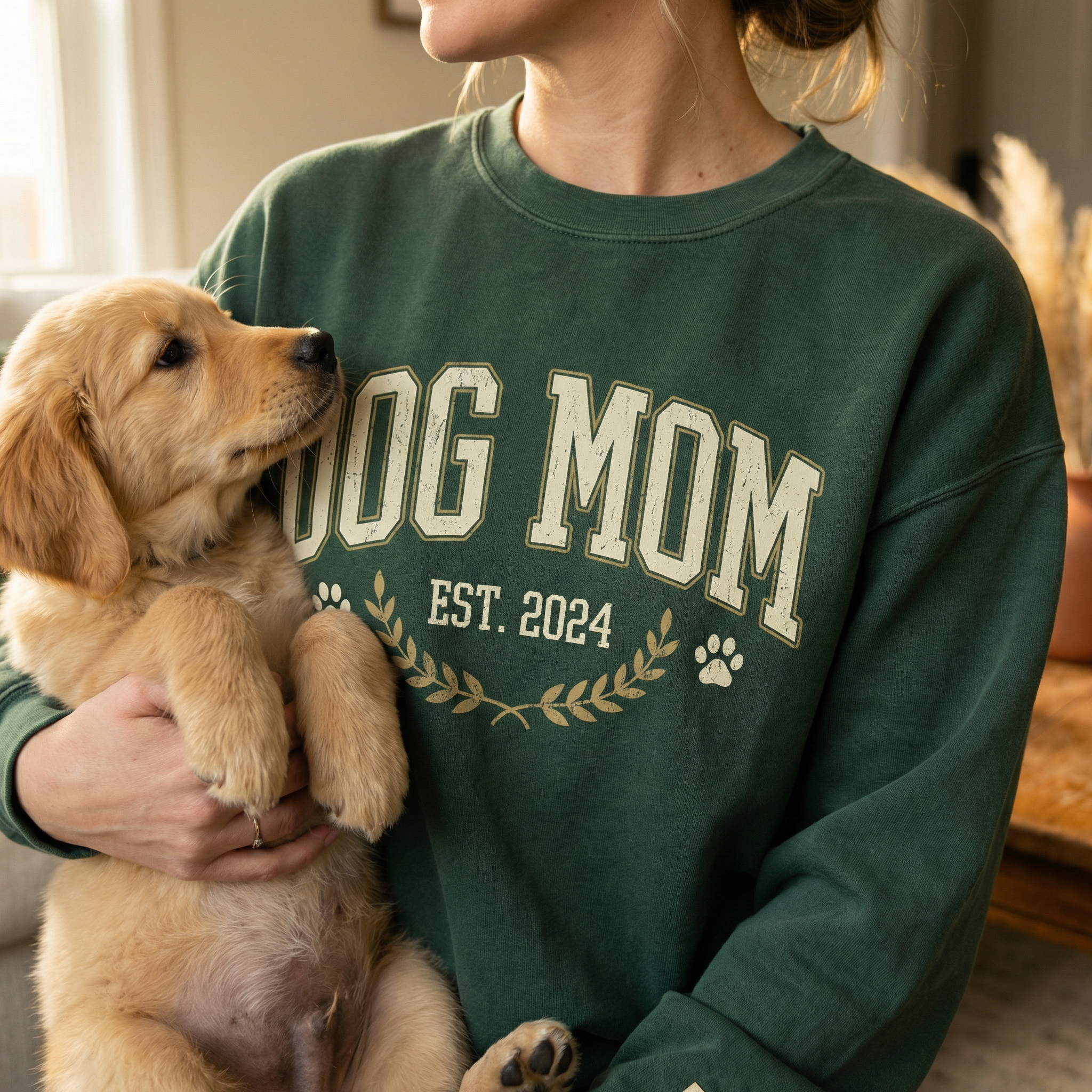 Dog Mom EST. 2024 Crewneck