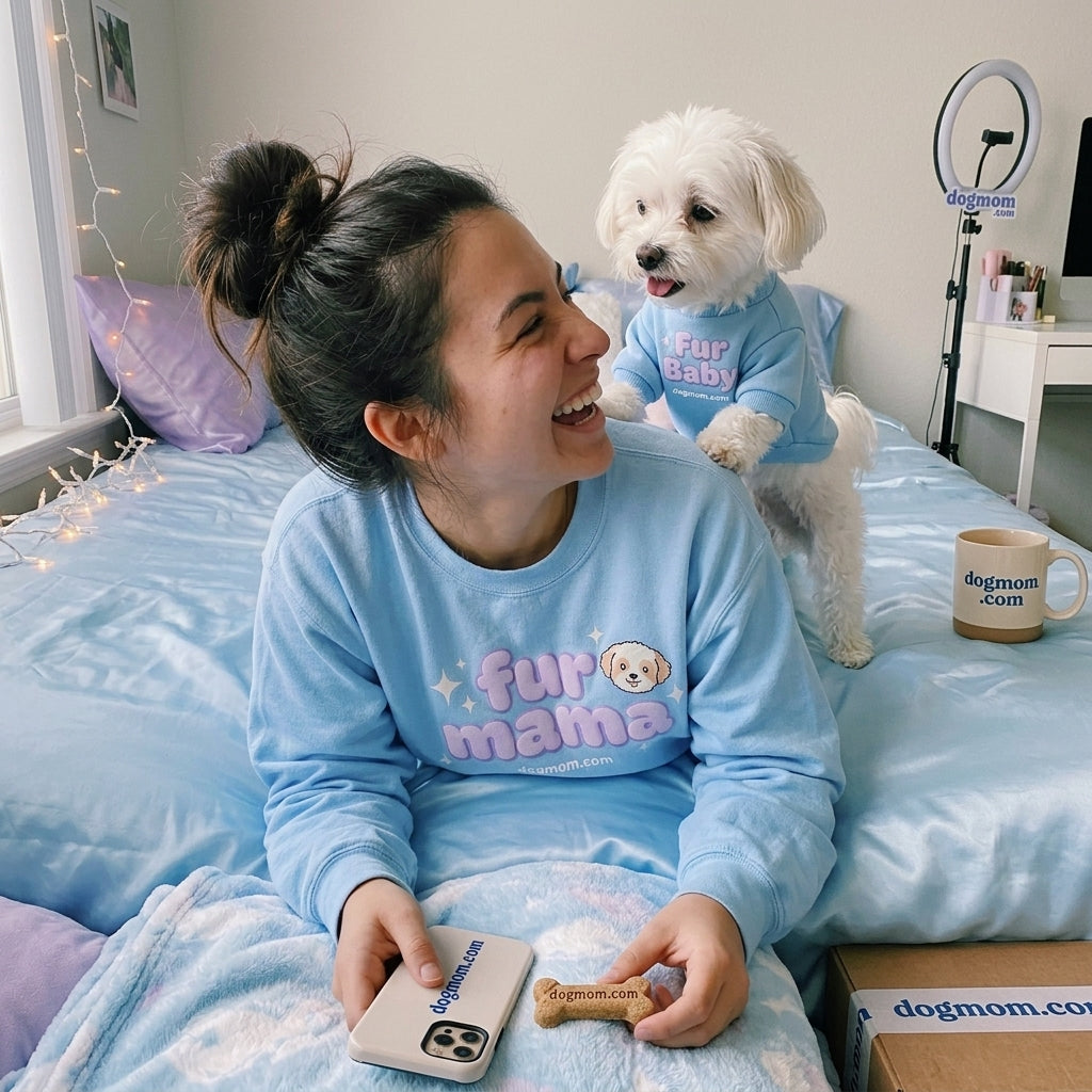 Fur Mama Crewneck Sweatshirt - DogMom.com