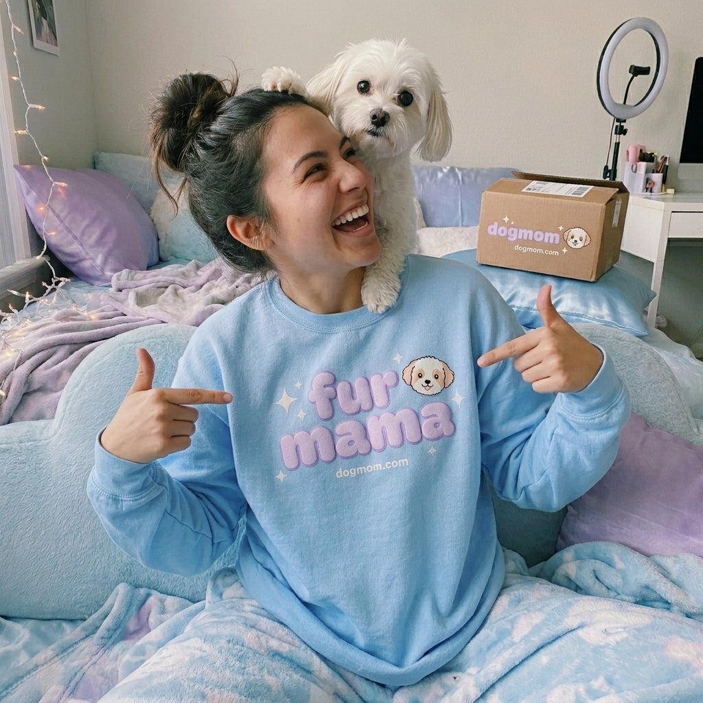 Fur Mama Crewneck Sweatshirt - DogMom.com