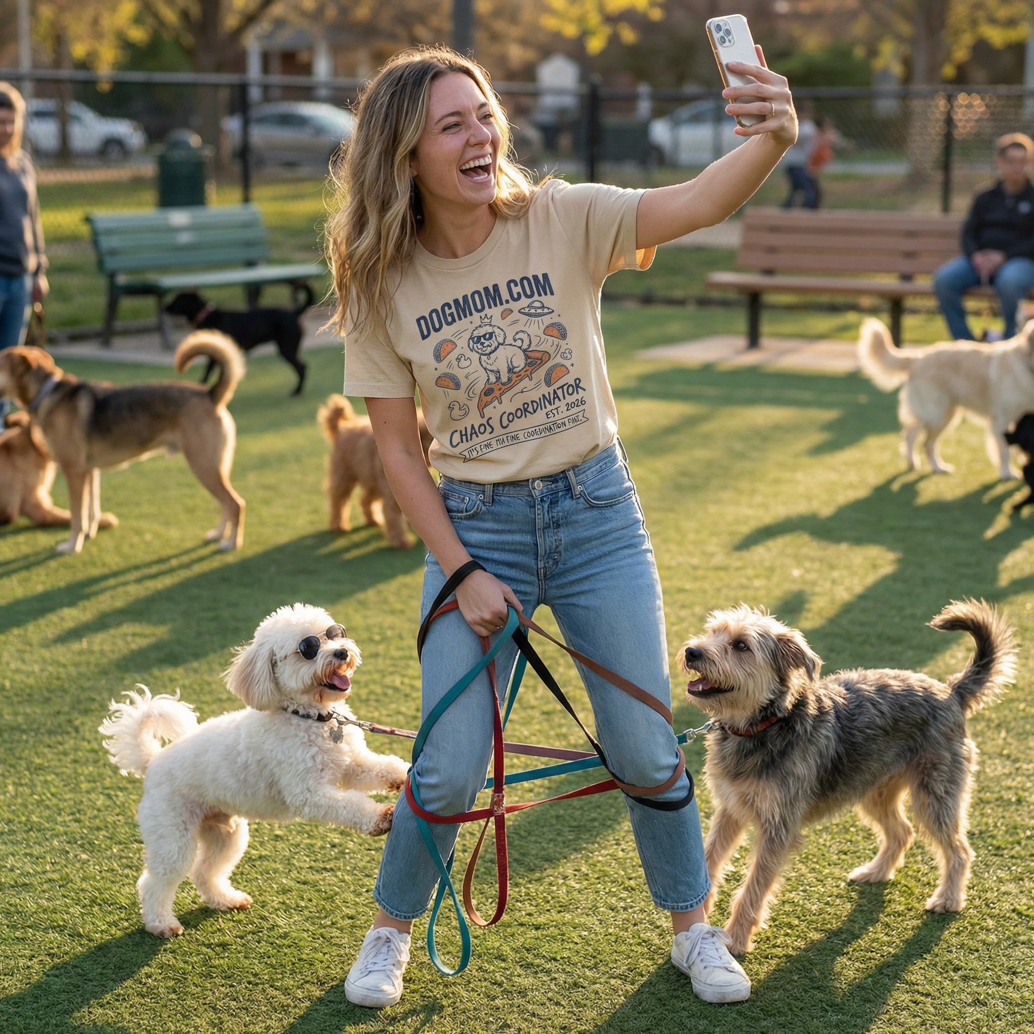 Chaos Coordinator Dogmom Tee