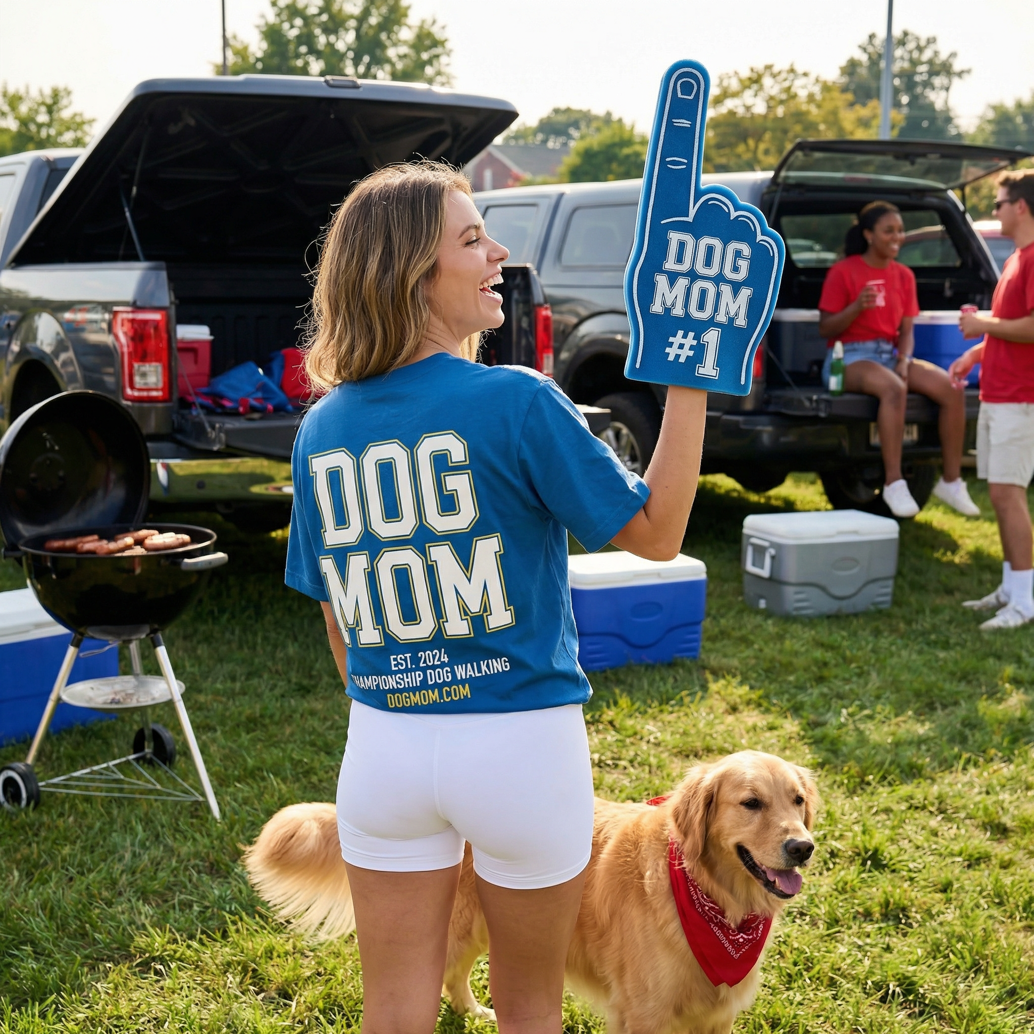 Dog Mom Varsity Shirt