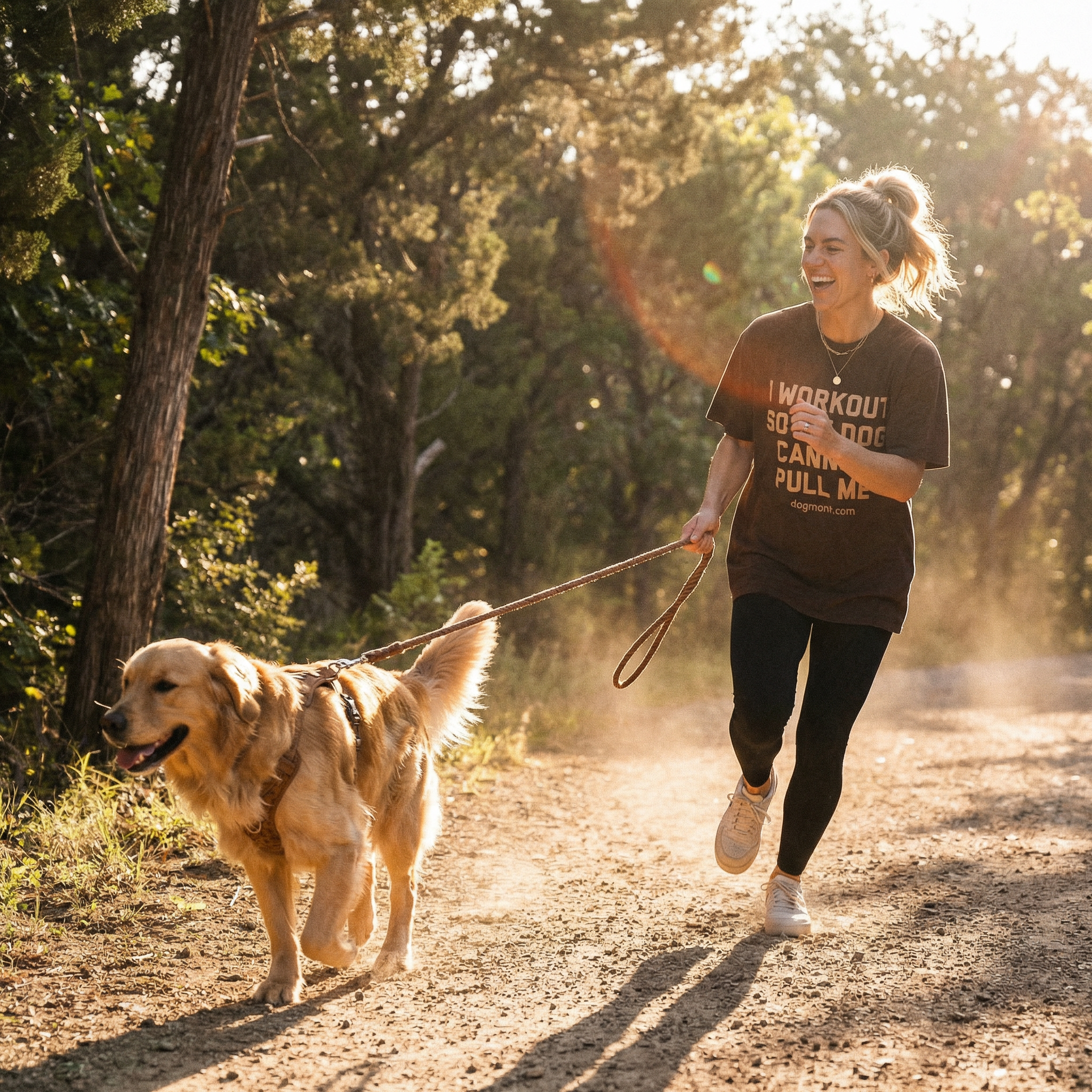 I Workout So My Dog Cannot Pull Me Shirt