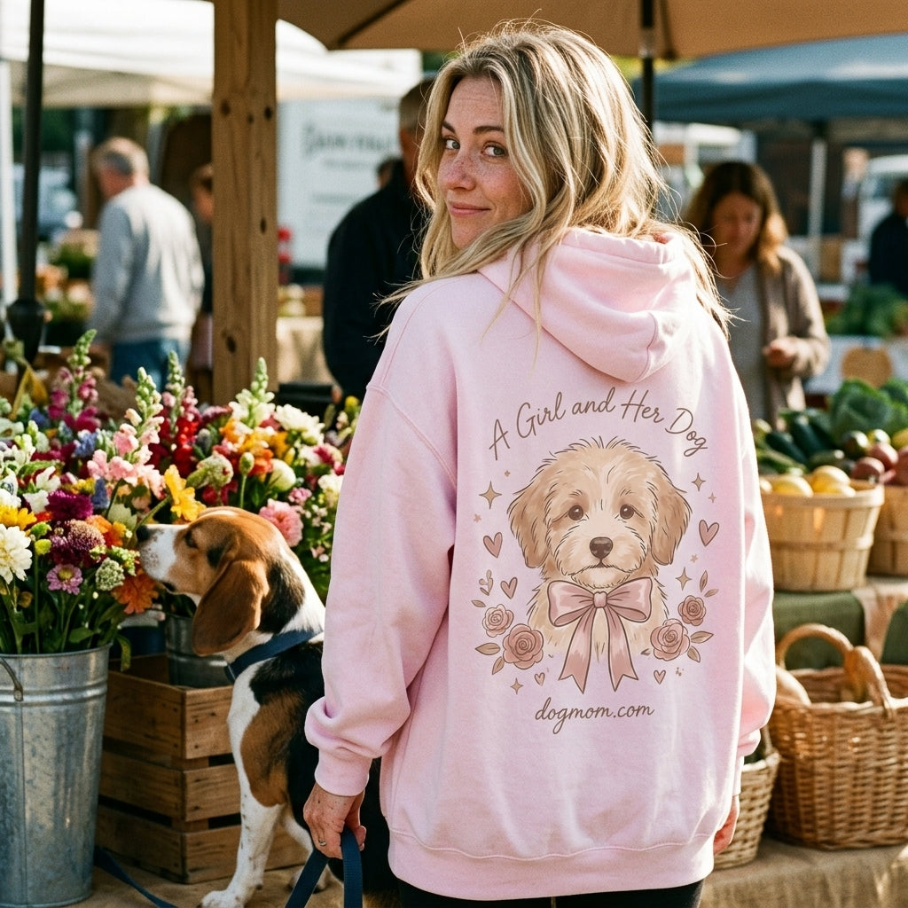 A Girl and Her Dog Hoodie